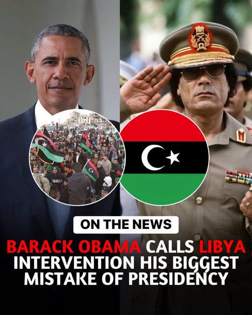 2011 intervention in Libya as the biggest mistake